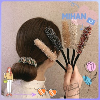 Mihan เครื่องมือจัดแต่งทรงผมกิ๊บติดผมคริสตัล Rhinestone หลากสี