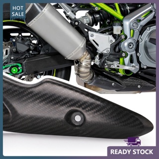 Rga ฝาครอบกันความร้อน คาร์บอนไฟเบอร์ ป้องกันความร้อน สําหรับ Kawasaki Z900 2017-2019