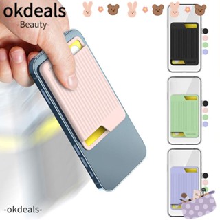 OKDEALS กระเป๋าใส่บัตรเครดิต บัตรประจําตัว ลายหินอ่อน แฟชั่นนักธุรกิจ