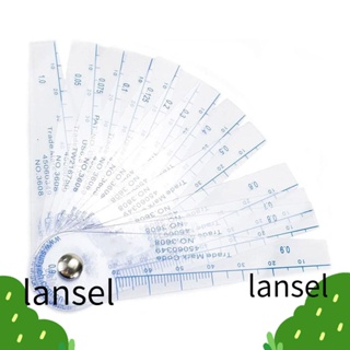 Lansel เกจวัดความหนา 0.05-1 มม. 13 ใบมีด พลาสติก กว้าง หนา สําหรับวัดความหนาเครื่องยนต์