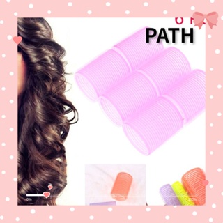 PATH โรลม้วนผม แบบมืออาชีพ สุ่มสี ขายดี ขนาดเต็ม 6 ชิ้น