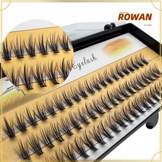 Rowans ใหม่ ขนตาปลอม ขนมิงค์เทียม หนา ธรรมชาติ 1 กล่อง 60 ช่อ