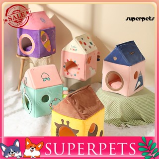 Superpets ที่นอนสัตว์เลี้ยง แบบนิ่ม ยืดหยุ่น ซักได้ สําหรับแมว