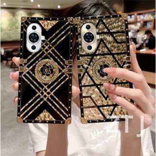 เคสโทรศัพท์กันกระแทก Huawei Nova 11 Pro Nova 11Ultra แฟชั่น ลายดาว กุหลาบ แหวนยึด เคสป้องกัน