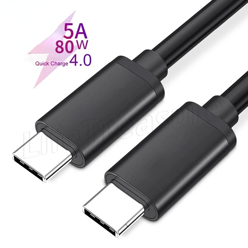 สายชาร์จเร็ว 5A USB C เป็น USB Type C 80W อุปกรณ์เสริม สําหรับ Samsung Xiaomi 12 Huawei