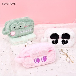 TOPBEAUTY กระเป๋าดินสอ กระเป๋าเครื่องสําอาง ลายตุ๊กตาสัตว์น่ารัก