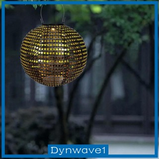 [Dynwave1] โคมไฟ LED โลหะ พลังงานแสงอาทิตย์ สไตล์เรโทร สําหรับตกแต่งสวน สนามหญ้า ทางเดิน กลางแจ้ง