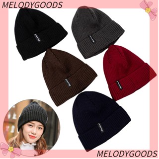 Melodg Skullies Beanies หมวกบีนนี่ ขนเฟอร์ ไร้ขอบ ฤดูหนาว สําหรับผู้หญิง