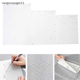 [Rangevoyage] แผ่นบอร์ด PVC ขนาด A4 B5 A5 สีโปร่งใส สําหรับนักเรียน [TH]