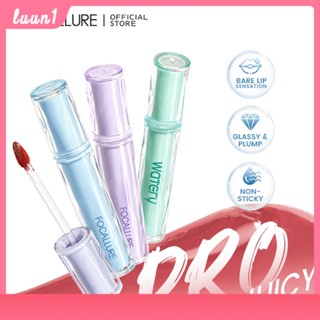 Focallure Lip Glaze ลิปสติก Jelly Water Light Lip Glaze ลิปกลอสให้ความชุ่มชื้น Non-stick Cup Lip Glaze Moisturizing And Lasting cod