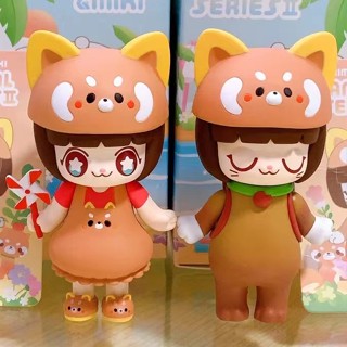 【ของแท้】52TOYS Kimmy&amp;miki Animal 2 Series Blind Box Manual doll กล่องเซอร์ไพรส์ ตุ๊กตาสัตว์ แฟชั่น สร้างสรรค์ ของขวัญวันเกิด วันหยุด สําหรับเด็กผู้หญิง