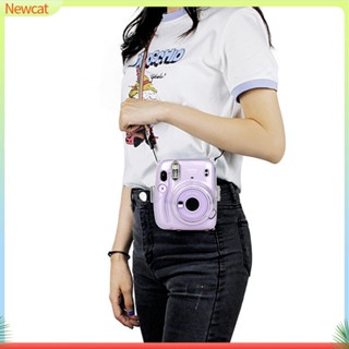 {Newcat} เคสป้องกันกล้อง PC กันฝุ่น เป็นมิตรกับสิ่งแวดล้อม สําหรับกล้อง Fujifilm Instax Mini 11