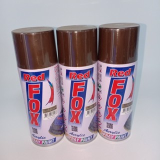 สีสเปรย์ เรดฟ็อกซ์ RED FOX #7 (265) Cocoa Brown 1กระป๋อง 400ซีซี ของแท้ สีสวยสด สินค้าคุณภาพ (MS_Parts Online.)