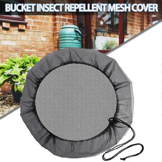 New Adjustable Rain Barrel Mesh Cover Water Butt Net Outdoor Rain Barrel Covers