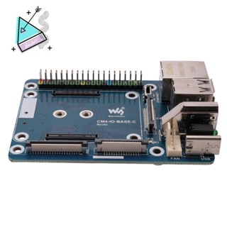 Waveshare บอร์ดขยาย CM4-IO-BASE-C สําหรับ Raspberry Pi CM4 RJ45+M.2 M KEY