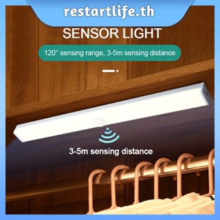 โคมไฟอัจฉริยะ LED 3 สี ไร้สาย ชาร์จ USB สําหรับติดผนังห้องนอน ห้องครัว ห้อง