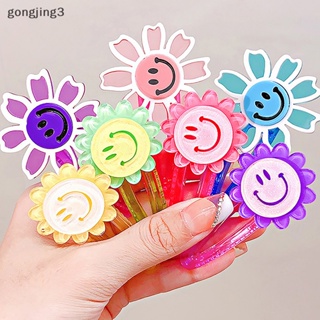 Gongjing3 กิ๊บติดผม ลายดอกทานตะวัน สีแคนดี้ สําหรับเด็กผู้หญิง BB