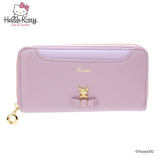 Sanrio Kulomi กระเป๋าสตางค์ ใบยาว หนัง Pu ทรงคลัทช์ พร้อมส่ง