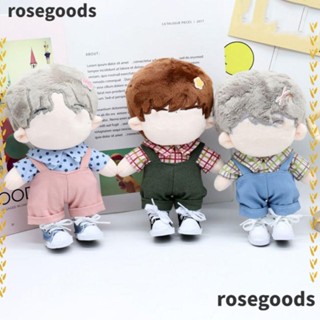 Rosegoods1 ชุดเสื้อเบลาส์ กางเกงขายาว 20 ซม. 20 ซม. เปลี่ยนสีได้ หลากสี อุปกรณ์เสริม สําหรับตุ๊กตา