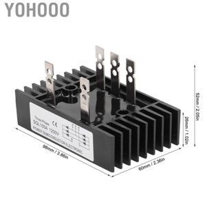 Yohooo Voltage Rectifier Regulator 3 Phase 100A High Power Thunder Protection Energy Saving Stable Output for Systems
