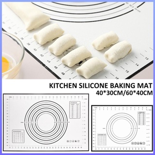 แผ่นซิลิโคนนวดแป้ง กันลื่น ใช้ซ้ําได้ สําหรับทําเบเกอรี่ ห้องครัว SHOPSBC8521