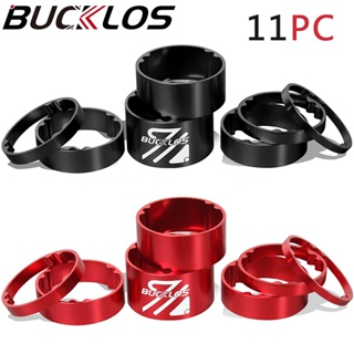 Bucklos แหวนรองคอตะเกียบหน้า คาร์บอนไฟเบอร์ อะลูมิเนียมอัลลอย ทนทาน สําหรับจักรยานเสือภูเขา