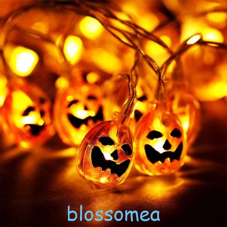 Blossomea ไฟ Led 20 ดวง รูปฟักทอง ผี พร็อพสําหรับตกแต่งปาร์ตี้ กลางแจ้ง