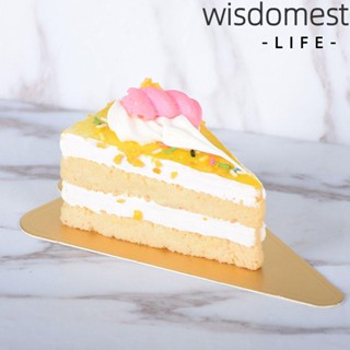 Wisdomest ถาดสามเหลี่ยม สําหรับวางเค้ก ขนมหวาน เบเกอรี่