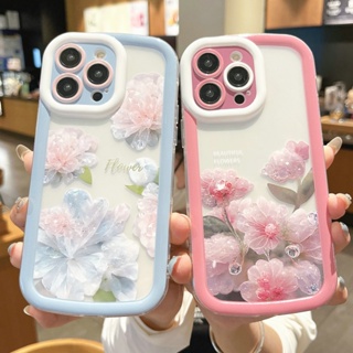 เคสโทรศัพท์มือถือแบบนิ่ม ลายดอกไม้น่ารัก สําหรับ iQOO Z7 VIVO Y17 Y15 Y12 Y19 Y50 Y30 Y02 Y02A S1 T1 Y20 Y20s Y12s Y12A Y3s Y36 Y72 Y52 V20 V23e V23 V25 V27 V27e X50 X60 X70 X80 Pro 5G | Sjn N019