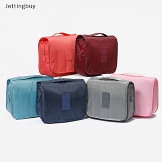 [Jettingbuy] ใหม่ พร้อมส่ง กระเป๋าเครื่องสําอาง กันน้ํา จุของได้เยอะ แบบพกพา สําหรับเดินทาง