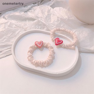 Onem ยางรัดผมหางม้า ขนาดเล็ก สีชมพู เรียบง่าย สําหรับผู้หญิง