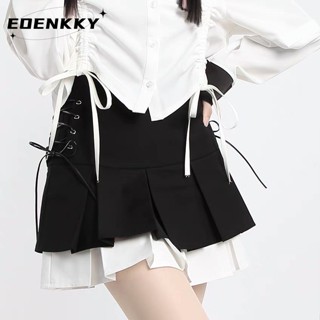 EOENKKY  กระโปรง กระโปรงยีนส์ กระโปรงกางเกง 2023 NEW Style คุณภาพสูง Korean Style พิเศษ สวย A23M00S 36Z230909