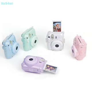 Xo94ol กระเป๋าเคสใส่กล้อง แบบใส สําหรับ Fujifilm Instax Mini 12 TH