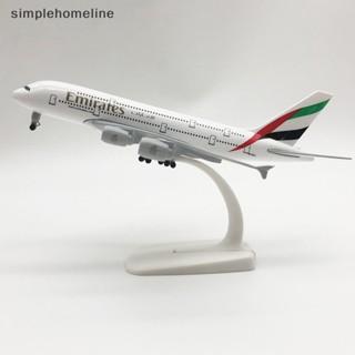 [simplehomeline] โมเดลเครื่องบินจําลอง โลหะอัลลอย 1:400 Emirates Airbus A380 ขนาด 20 ซม. สําหรับเด็กผู้ชาย พร้อมส่ง