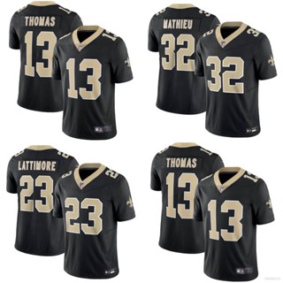 New1 NFL New Orleans Saints F.U.S.E. เสื้อยืดกีฬาแขนสั้น ลายทีมชาติฟุตบอล Thomas Lattimore Mathieu พลัสไซซ์