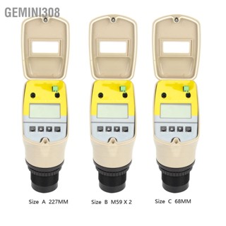 Gemini308 ALT‑666 DC24V Digital Display Ultrasonic Level Meter Transmitter เซนเซอร์วัดระดับน้ำ