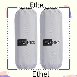 Ethel1 ปลอกแขน สีเทา กันน้ํา กันแดด ป้องกันมลพิษ น้ํามัน ลายข้อความ ใส่สบาย สําหรับทํางานในสวน 2 คู่