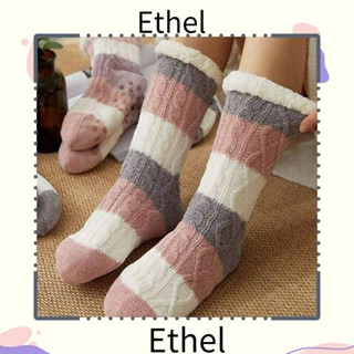 Ethel1 ถุงเท้ายาว อบอุ่น นุ่ม หนา ถุงเท้าหิมะ