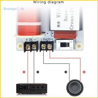 Rox ตัวแบ่งความถี่ลําโพง 400W เบสบริสุทธิ์ ตัวกรองครอสโอเวอร์ เครื่องขยายเสียงลําโพงโฮมเธียเตอร์