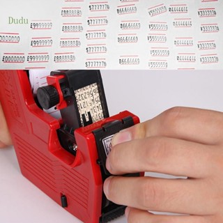 Dudu MX-5500 เครื่องมาร์กเกอร์แท็กราคา แบบแถวเดียว 8 หลัก สําหรับซูเปอร์มาร์เก็ต ร้านค้าปลีก