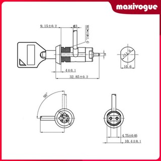 [Maxivogue] สวิตช์กุญแจล็อคอิเล็กทรอนิกส์ สําหรับอุปกรณ์เครื่องกล