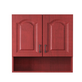 Ghouse Online-CLOSE ตู้แขวนพร้อมชั้นวางของ 80×30×80 ซม. MADERA สีสักแดง สินค้าขายดี