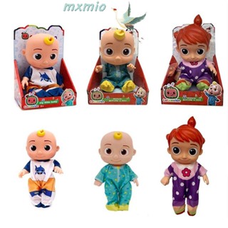 Mxmio ตุ๊กตาฟิกเกอร์ Cocomelon Action Figure Cute ขนาด 20 ซม. พร้อมเสียงเพลง ของเล่นสําหรับเด็ก