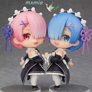 Mxmio โมเดลฟิกเกอร์ อนิเมะแม่บ้าน Rem Ram น่ารัก ของเล่นสําหรับเด็ก