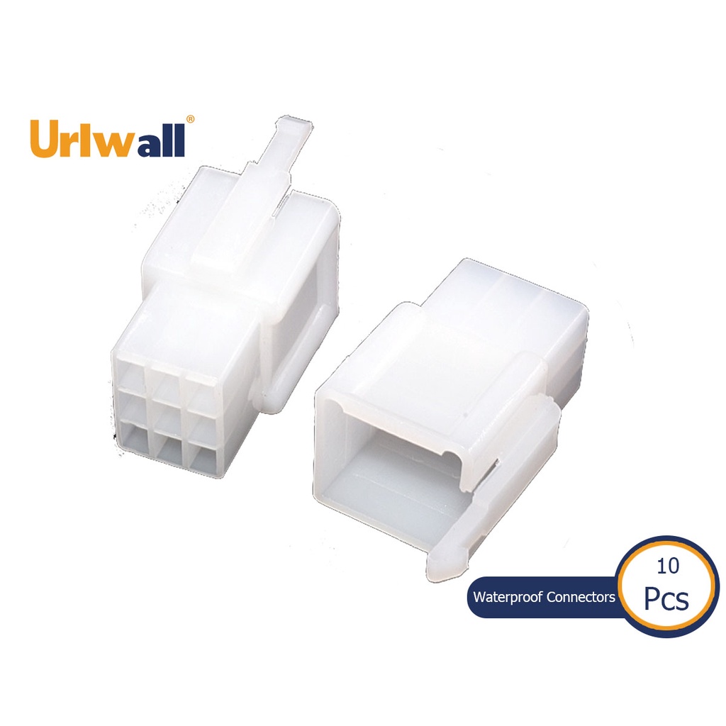 Urlwall 10 ชุด/ล็อต 2.8 มม.รถยนต์ 2.8 สายไฟชายหญิงยานยนต์อุปกรณ์เสริมพิเศษสาย Terminal Plug ชุดรถจักรยานยนต์ Ebike รถ 2/3/4/6/9 Pin