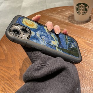 เคสโทรศัพท์มือถือ กันกระแทก ลายภาพวาดสีน้ํามัน Van Gogh สําหรับ iPhone 11 7 8 Plus XS XR X XS max 11 12 13 14 Pro max 12 Pro 13 Pro max 14 Pro max