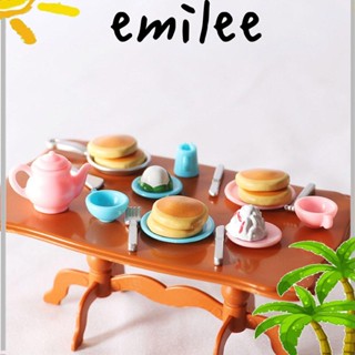 Emilee ของเล่นบ้านตุ๊กตา ob11 พร็อพถ่ายรูป อาหารเช้าปลอม