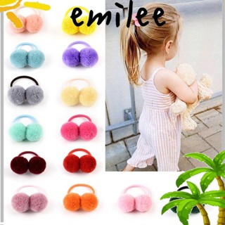 Emilee ยางมัดผมหางม้า ขนาดเล็ก สีแดง เหมาะกับฤดูใบไม้ร่วง และฤดูหนาว สําหรับผู้หญิง