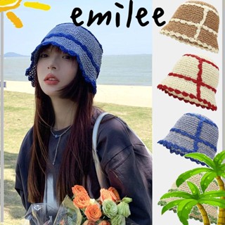 Emilee หมวกฟาง แบบพับได้ แฟชั่นสี่ฤดู สําหรับผู้หญิง