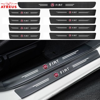 Fiat สติกเกอร์​กันรอยชายบันไดติดรถ กันรอยบันไดรถ กันรอยขีดข่วน​ สำหรับ Fiat Uno Toro 500 Bravo Punto Palio Argo Stilo Strada Mobi Threshold stickers to prevent trampling